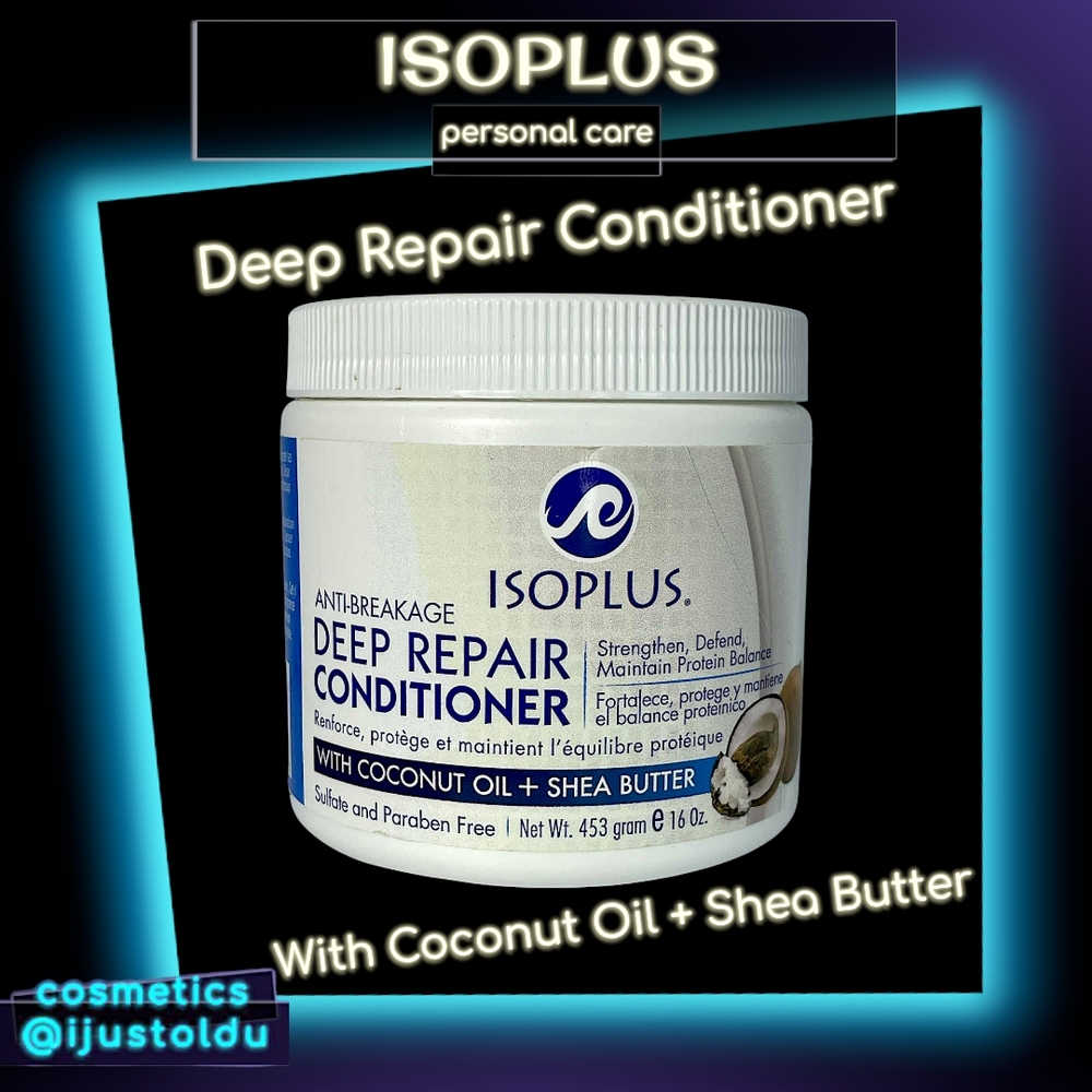 ISOPLUS Anti-Breakage Deep Repair Conditioner 16oz | Coconut Oil + Shea Butter